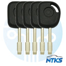 2000 - 2008 Llave Transpondedora para Jaguar - Tibbe - 6 Cortes - Chip de Vidrio FO21T7 / 4D60