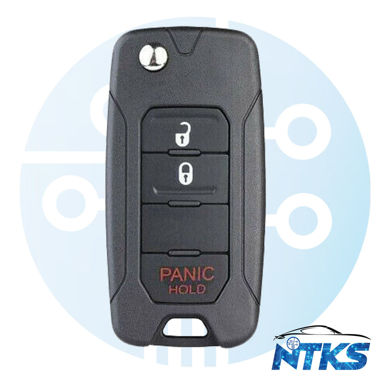 2015 - 2018 Llave abatible remota para Jeep Renegade FCC: 2ADFTFI5AM433TX