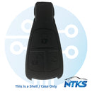 CARCASA para llave inteligente Mercedes-Benz ECS CLK / 3 botones