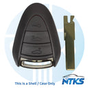 2005 - 2011 CARCASA para Porsche 911 Boxster Cayman Cabezal Remoto 3 Botones