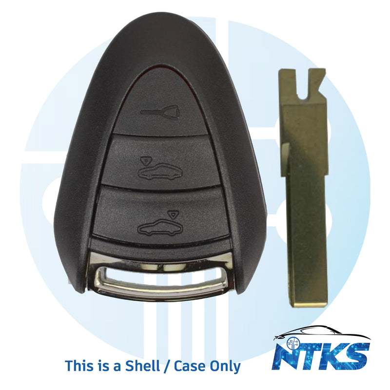 2005 - 2011 SHELL for Porsche 911 Boxster Cayman Remote Head 3-Buttons