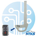 2005 - 2013 Volvo Jaguar Hoja de llave de emergencia HU101