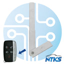 2010 - 2019 Land Rover Jaguar Hoja de llave de emergencia HU101