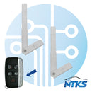 2010 - 2019 Land Rover Jaguar Hoja de llave de emergencia HU101