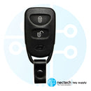 2012 - 2014 Hyundai Accent Remote Control Key Fob FCC: TQ8-RKE-3F01 PN: 95430-1R200