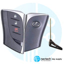 2019-2020 Lexus UX200 UX250H Llave de proximidad inteligente 3B FCC: HYQ14FBF