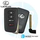 2020 - 2022 NUEVO Lexus RX350 RX450H NX200T NX300 LX570 Llave inteligente 4B FCC: HYQ14FLB