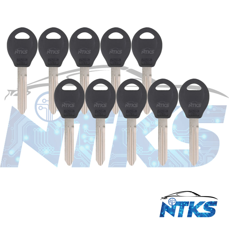 10 KEY BLANK DA34-P Transponder Key Non Chip