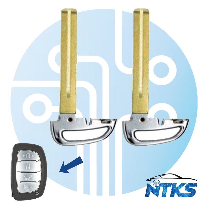 Hoja de llave de emergencia para Hyundai Sonata Tucson 2015 - 2018 KK10
