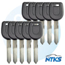 2000 - 2006 Llave transpondedora para Mitsubishi - MIT6 - MIT13-PT(N) / 4D61 Chip Letra N