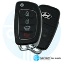 2015 - 2017 Hyundai Sonata Remote Flip Key FCC: TQ8-RKE-4F16 / PN: 95430-C1010