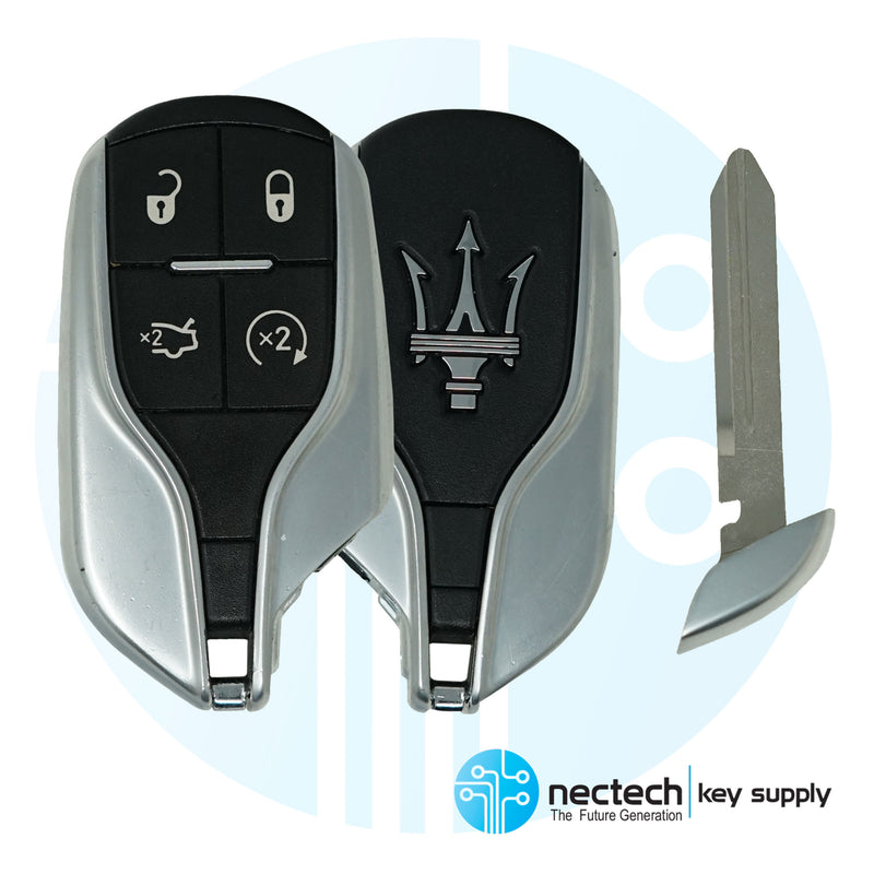 2012-2022 Maserati Ghibli, Quattroporte Smart Key 4B Trunk / M3N-7393490 / 5923336, 68233056AB
