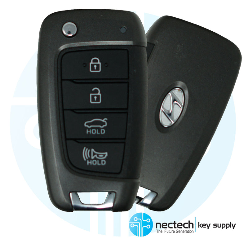 2018 - 2021 Hyundai Accent Remote Flip Key FCC: NYOSYEC4TX1707 (HC 4BT) / PN: 95430-J0700
