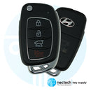 Llave abatible remota Hyundai Santa Fe 2015 - 2019 FCC: TQ8-RKE-4F31 / PN: 95430-2W110