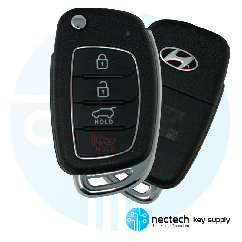 Llave abatible remota para Hyundai Tucson 2016 - 2019 FCC: TQ8-RKE-4F25 / PN: 95430-D3010