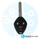 2006 - 2007 Mitubishi Eclipse Galant Llave de cabeza remota FCC:OUCG8D-620M-A / PN: G8D-620M-A