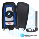 2011 - 2017 BMW X5 X6 1 2 3 4 serie llave inteligente FCC: YGOHUF5767 433 megaciclos