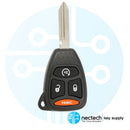 2007 - 2011 Chrysler Aspen Dodge Dakota Durango llave de cabeza remota 4-B FCC: KOBDT04A