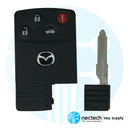 2004 - 2011 Mazda RX-8 MX-5 Miata Llave de proximidad inteligente FCC: BGBX1T458SKE11A01 / PN: NFY7-67-5RYB