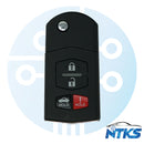 2004 - 2011 Llave abatible remota para Mazda 6 MX-5 RX8 FCC: KPU41788