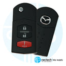 2004 - 2006 Mazda Miata MPV Llave abatible remota FCC: 0UCG80-335A-A