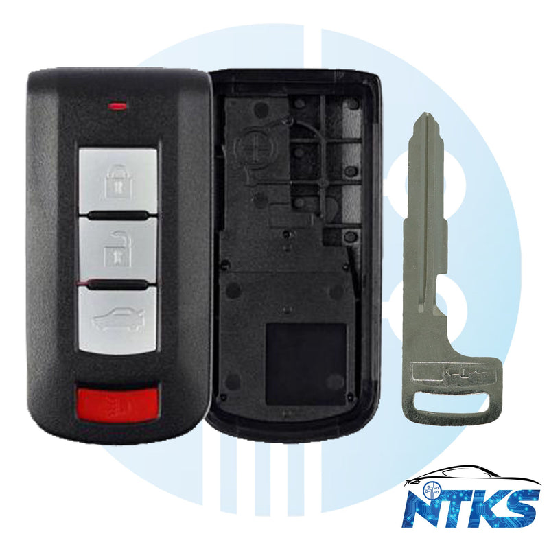 CARCASA 2013-2020 para llave inteligente Mitsubishi / MIT3 de 4 botones