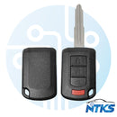 2016 - 2018 CARCASA para llave de cabeza remota Mitsubishi MIT3 / 4 botones