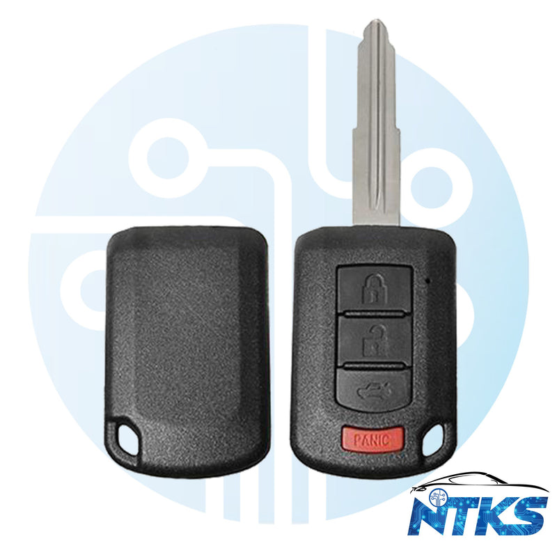 2016 - 2018 CARCASA para llave de cabeza remota Mitsubishi MIT3 / 4 botones