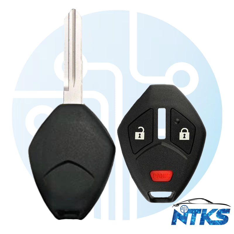 2006-2007 SHELL for Mitsubishi Remote Head Key MIT6 / 3-Buttons