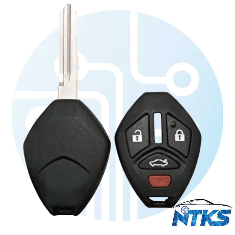 2006-2007 SHELL for Mitsubishi Remote Head Key MIT6 / 4-Buttons
