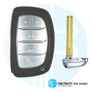 2016 - 2018 Hyundai Tucson Control remoto de proximidad con llave inteligente FCC: TQ8-FOB-4F07 / PN: 95440-D3100NNA