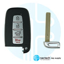 2013 - 2016 Hyundai Genesis (Coupé de 2 puertas) Llave inteligente remota de proximidad FCC: SY5RBFNA433 / PN: 95440-2M420