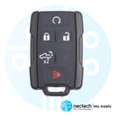 Llavero con control remoto para Chevrolet Silverado GMC Sierra 2019 - 2020 FCC: M3N-32337200