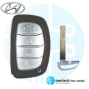 FCC de la llave de proximidad inteligente Hyundai Ioniq 2017 - 2020: TQ8-FOB-4F11 / 95440-G2010 / 433Mhz