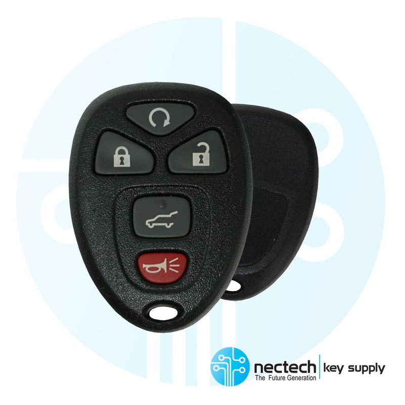 2007 - 2017 Chevrolet GMC Buick Saturn Remote Control Fob FCC: OUC60270 & OUC60221 PN: 5922373