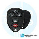 2004 – 2012 Chevrolet Pontiac Saturn llave de control remoto FCC: KOBGT04A / PN: 22733524