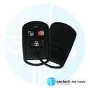 2003 - 2006 Hyundai Elantra Santa Fe Control remoto FCC: OSLOKA-221T