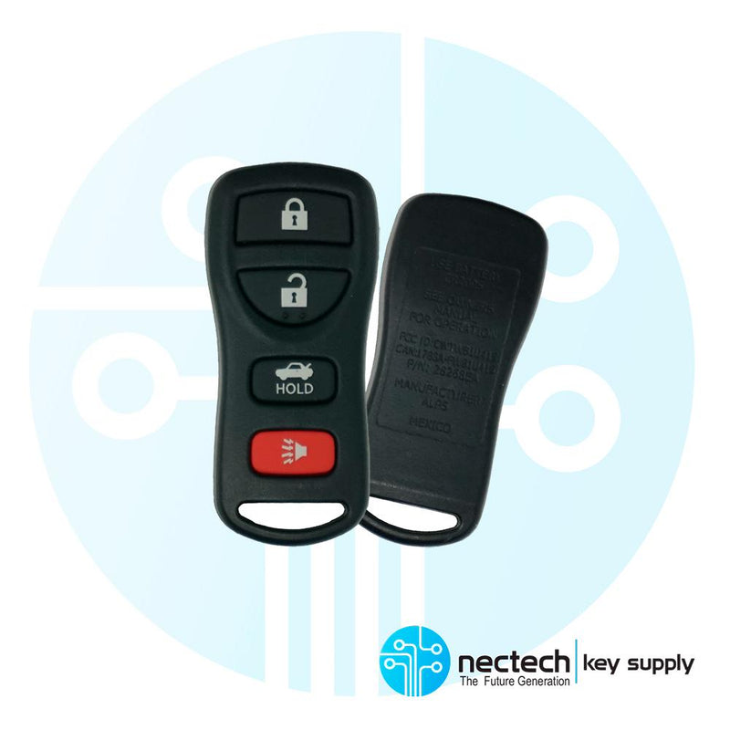 2004 – 2007 Nissan Sentra llave de control remoto 4B FCC: CWTWB1U429