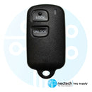 1998 - 2010 Toyota Corolla Tacoma Sequoia Llave de control remoto FCC: ELVATDD