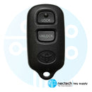 1999 - 2008 Toyota Camry Solara Corolla Matrix Celica Llavero de control remoto GQ43VT14T - 89742-06010