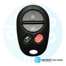 2008 - 2017 Toyota Sequoia Remote Control Key Fob FCC: GQ43VT20T