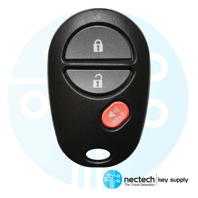 2004 - 2020 Toyota Tundra Tacoma Sienna Highlander Remote Control Key Fob FCC: GQ43VT20T