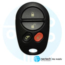 2004 - 2016 Toyota Sienna Control remoto Llavero FCC: GQ43VT20T