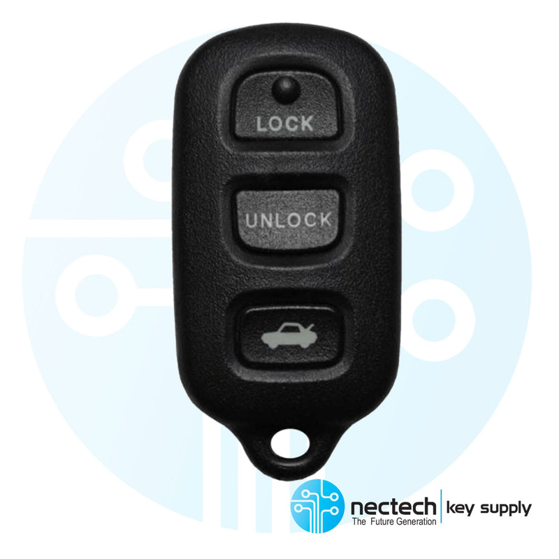 1999 - 2008 Toyota Camry Solara Sienna Remote Control Key Fob FCC:GQ43VT14T