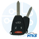 2005 - 2009 Llave de cabeza remota Vehículos Chrysler, Dodge y Jeep FCC: KOBDT04A