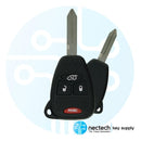 2004 - 2007 Chrysler Dodge Llave de cabeza remota 3B FCC: M3N5WY72XX - 05183683AA