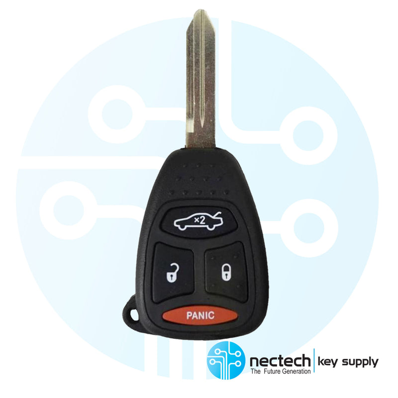 2005 - 2009 Chrysler, Dodge , and Jeep, Remote Head Key 4B  FCC: KOBDT04A