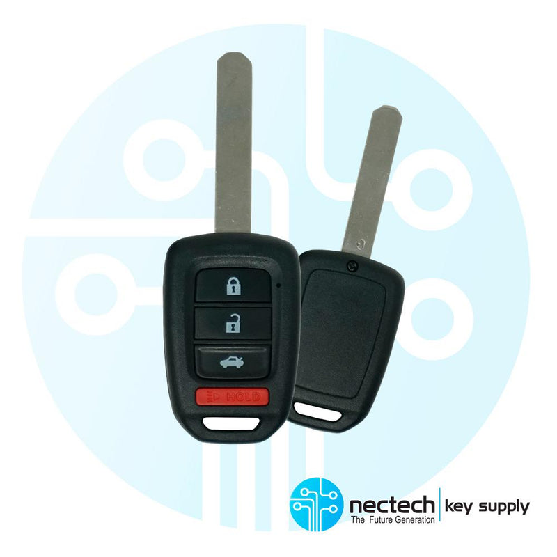 2013 - 2015 Honda Accord Civic Remote Head Key 4B FCC: MLBHLIK6-1T / PN: 35118-T2A-A20