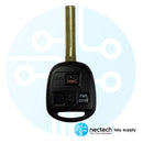 2004 - 2010 Lexus ES330 RX330 RX400h RX350 Llave de cabeza remota FCC: HYQ12BBT - CHIP 4D68