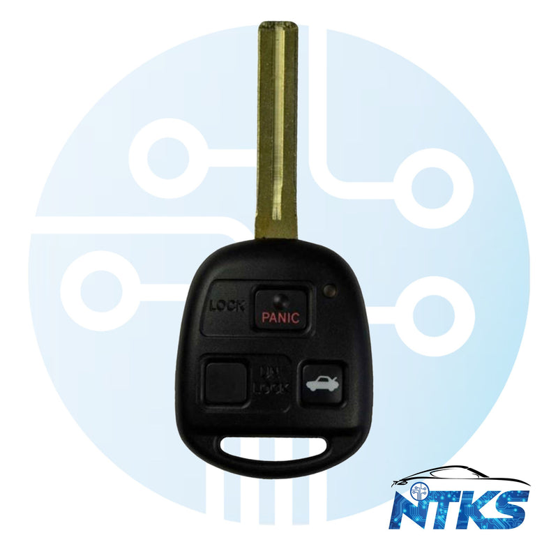 1998 - 2005 Llave de control remoto para Lexus ES300 GS300 GS400 3B FCC HYQ1512V (hoja corta) / CHIP 4C